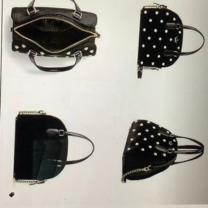 Kate spade Reilly laurel way velvet handbag